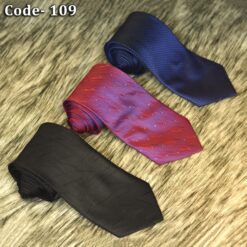 Combo- Linbaiway 8cm Polyester Striped Neck Ties for Men Perfect for Wedding Parties Corbatas Gravatas Slim Business Groom- 109