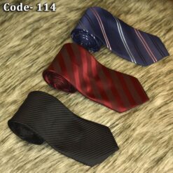 Combo- Linbaiway 8cm Polyester Striped Neck Ties for Men Perfect for Wedding Parties Corbatas Gravatas Slim Business Groom- 114