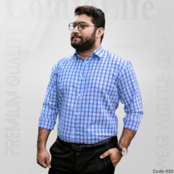 Premium 100% Cotton Check Shirt - 033