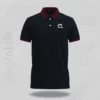 Classic 100% Cotton Black Polo T-Shirt - 156