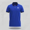 Classic 100% Cotton Blue  Polo T-Shirt - 159